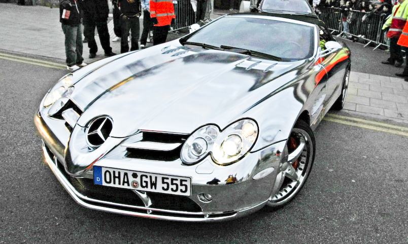 Say you have a Mercedes-Benz SLR McLaren, one of the hottest supercars money 