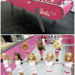 Barbiefoot Is Cute, Pink And Creepy As Only A Barbie Foosball Table Can Be