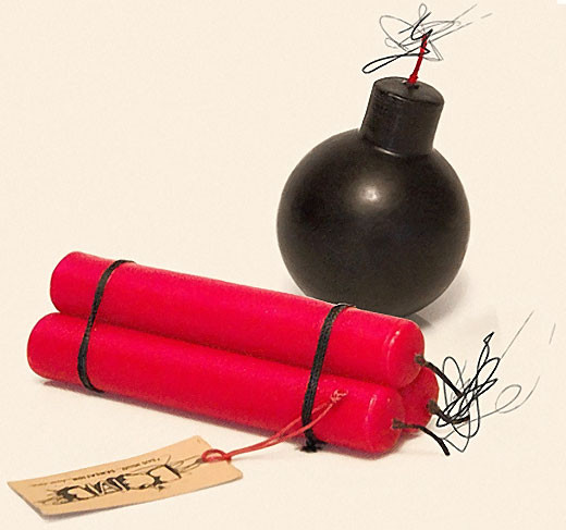 Image result for candle bomb