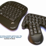 Combimouse Split Keyboard Redesigns Common PC Peripherals