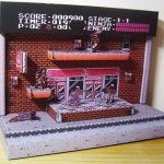 Ninja Gaiden Diorama: The Classic Game On Papercraft