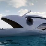 Luxurious Oculus Yacht Styles Itself As A Giant Fish-Head
