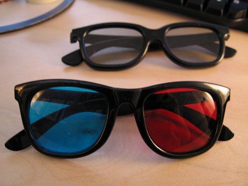 Real3D's Look3D: Reusable, Replaceable 3D Glasses