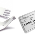 Credit Card Cutlery Puts A Spoon And Fork In Your Wallet
