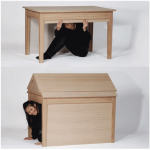 The Daily Shelter Hides A Secret Fort Within An Ordinary-Looking Table