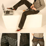 Beauty And The Geek Pants Is The Ultimate Mobile Accessory And Fashion Disaster In One