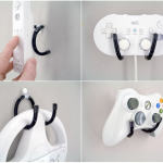 Wall Clips Help Control Gaming Room Mess