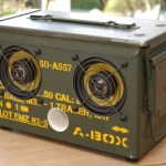 Thodio A-Box Converts 1950s Ammoboxes Into Expensive iPod Boomboxes