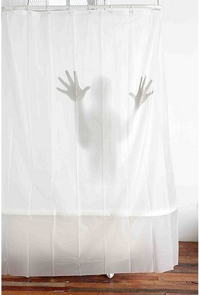 Scary Shower Curtain Puts A Creepy, Shadowy Figure In Your Bathroom