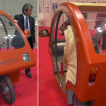 Meguru, An Electric Car With Rickshaw Looks, Traditional Japanese Styling