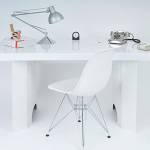 Paperweight Desk Is Made From Sturdy Cardboard, Assembles In Minutes