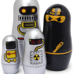 Russian Nesting Dolls, Now In Robot And Ninja Form