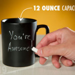 Chalk Talk Mug Doubles As Canvas For Your Thoughts