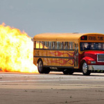 Boys, Don’t Hide Behind The School Bus…Or It’s Gonna Torch You