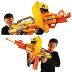 Fully Automatic Nerf Stampede ECS-50 Shoots 18 Darts Per Minute