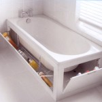 Stowaway Adds Storage Space Under Your Bathtub