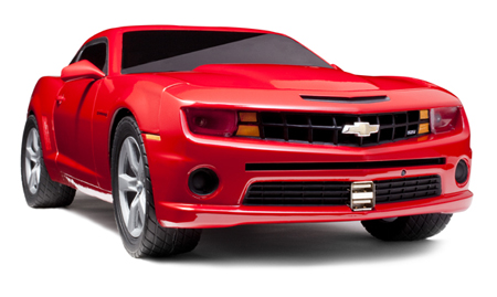 A Striking Red Camaro With Desktop PC Guts