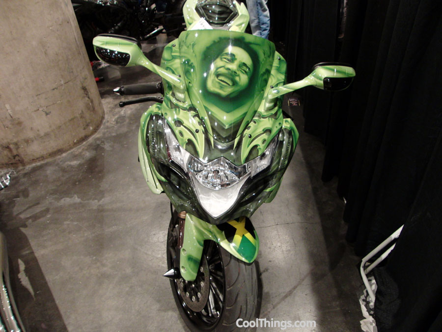 Cool Airbrush Jobs From Motorcycle Show NYC 2011