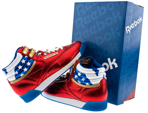 Woman Reebok Freestyles Will Well With Your Tiara