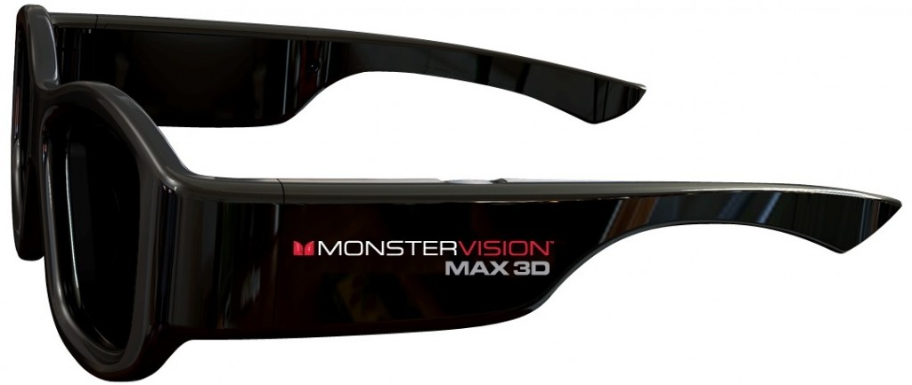 skab ulækkert Smil Monster Vision Max 3D Glasses Works With Any 3D TV