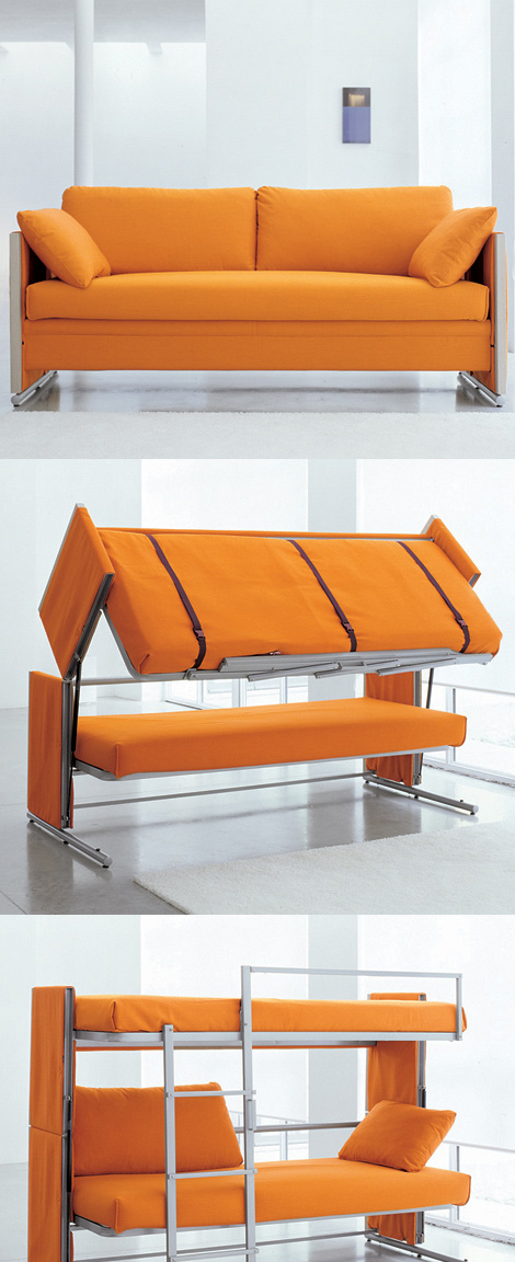 Doc Is A Sofa That Turns Into Bunk Bed, Bunk Bed With Fold Out Couch
