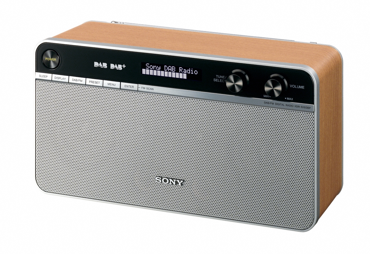 for eksempel klo politik Sony XDR-S16DBP, A DAB+ Radio With Elegant Retro Look