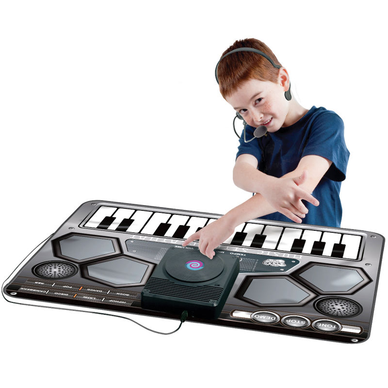 Kids Toy Electronic Music Play Mat Dance Sound Mix Drum Kit Keyboard Piano Gifts 