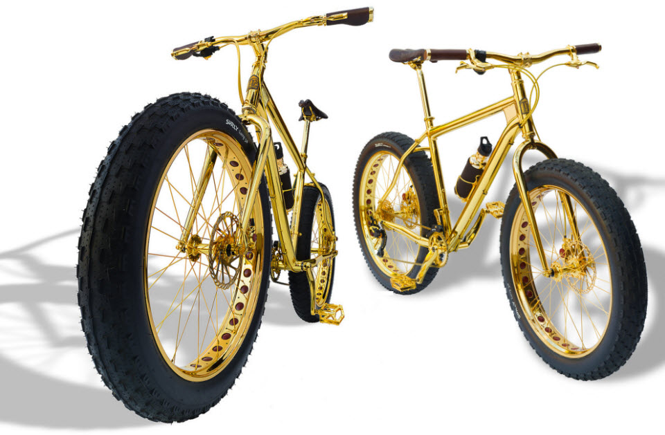24K Gold Extreme 1 Million Dollar Mountain Bike
