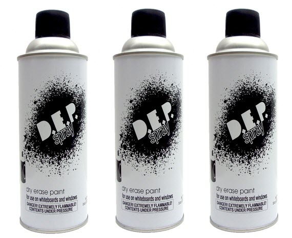 DEP Dry Erase Spray Paint