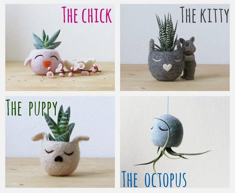 animal-felt-planters-3