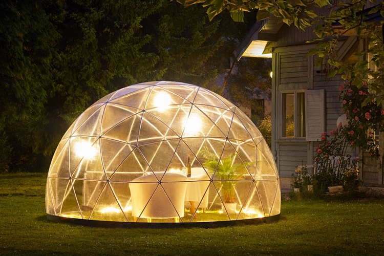 The Garden Igloo is a Pop-Up Geodesic Dome Perfect for Any Backyard