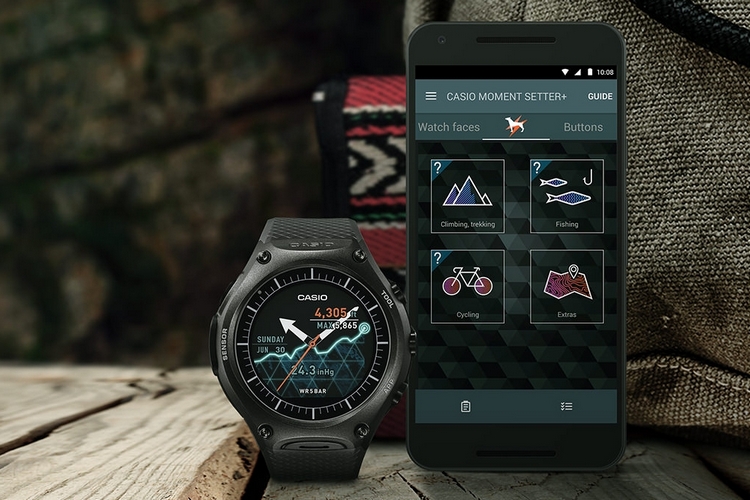 Smartwatch Casio WSD-F10 Android Wear: El wearable de Google se