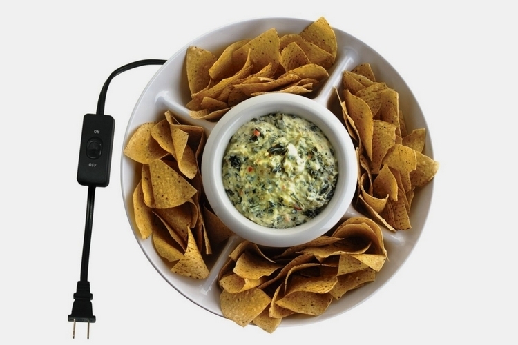 Temp-tations Electric Chip & Dip Server with Warmer 