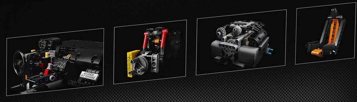 LEGO Technic Set 42056 Porsche 911 GT3 RS Engine Parts