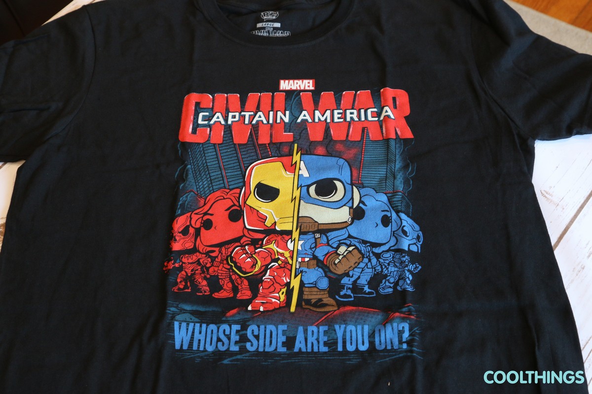 Marvel Captain America Civil War TShirt - Whose Side Are You On?