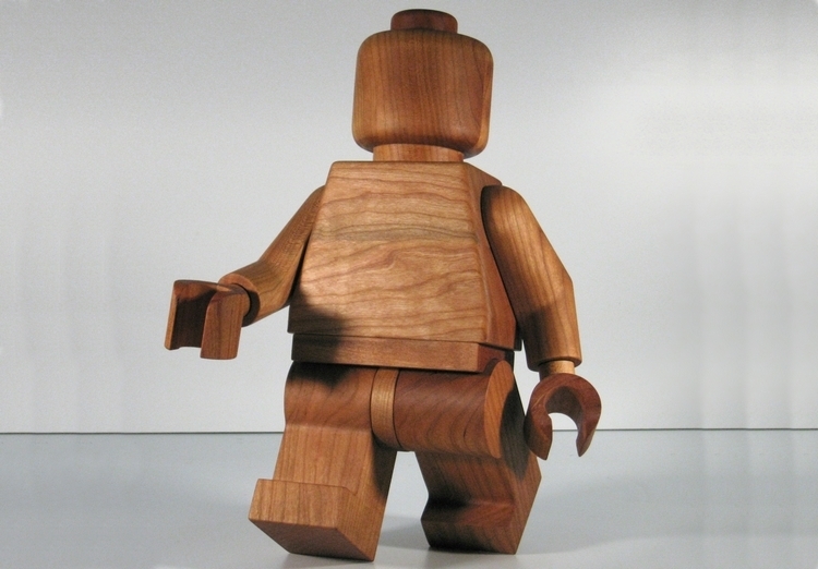 Først Bogholder ansvar Large Wooden LEGO Minifig