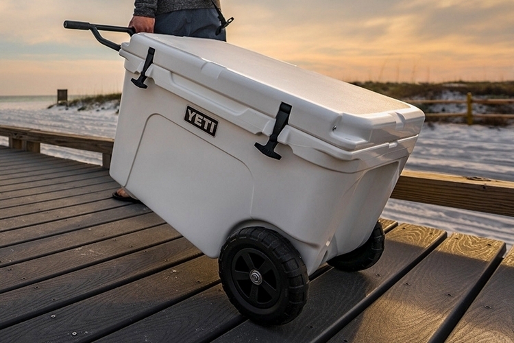 This YETI Tundra Haul is the perfect - Atwood Lake Boats