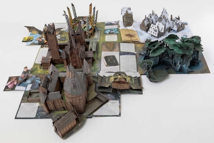 This Pop-Up Book Beautifully Recreates Hogwarts In Detailed 3D Paper  Sculptures