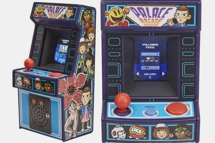 E5640 for sale online Multicoloured Hasbro Stranger Things Palace Arcade Handheld Electronic Game 