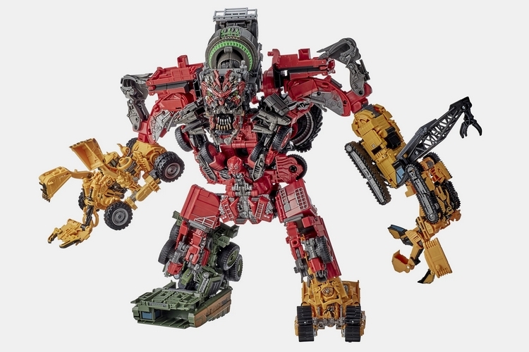 Overload Transformer Truck action figure toy model Decepticon Construction Robot 