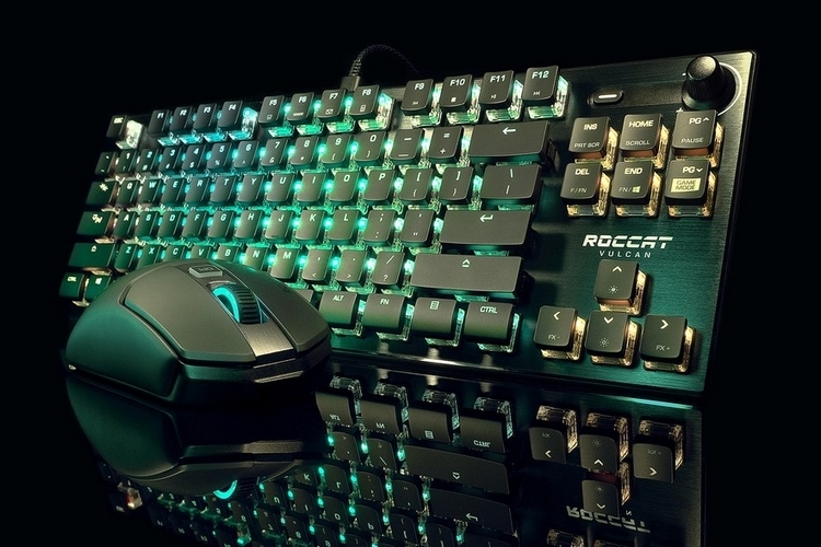 Roccat Vulcan TKL Pro Gaming Keyboard Combines Optical Switches