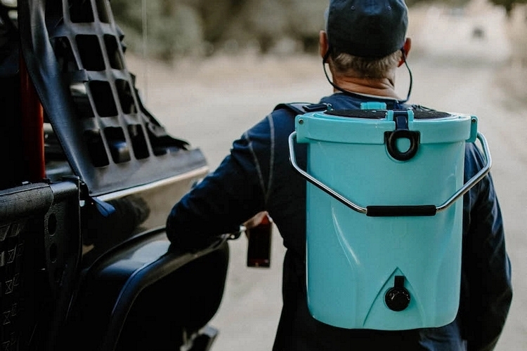 BruMate Backtap Puts A Cooler Jug On Backpack Straps, So You