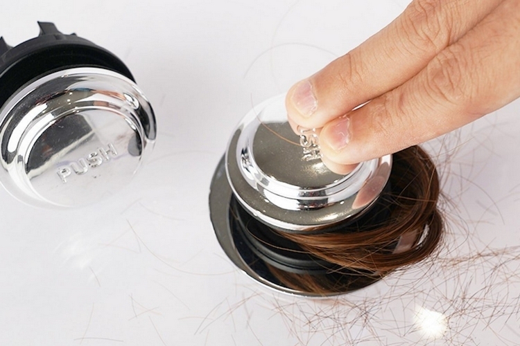 Pressdrain Hair Cutting Bathtub Drain, Hair Stuck In Bathtub Drainage