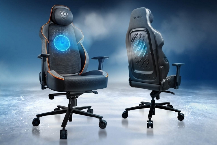 Cougar NxSys Aero Gaming Chair Puts A Fan On The Backrest To